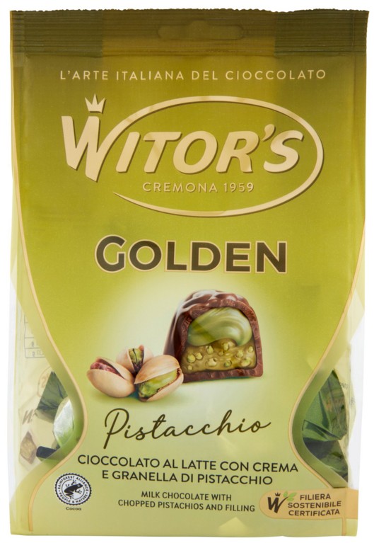 WITOR'S PRALINE GOLDEN PISTACCHIO GR.200 BS       