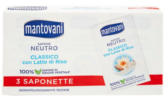 SAPONETTE MANTOVANI GR.90X3 CLASSICO              