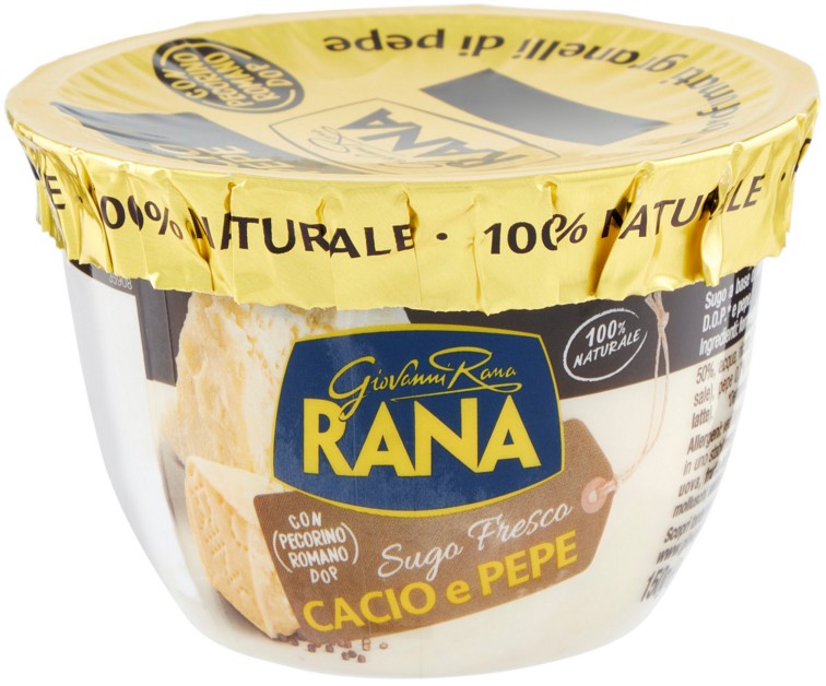 RANA SUGO FRESCO CACIO E PEPE GR.180              