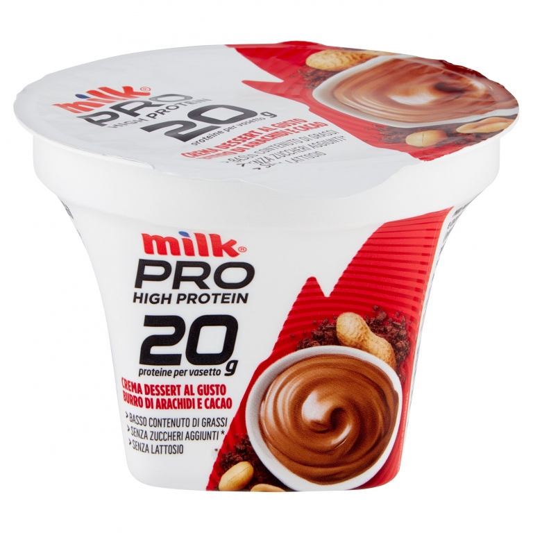 MILK PRO CREMA DESSERT BURRO D'ARACHIDI CACAO G200