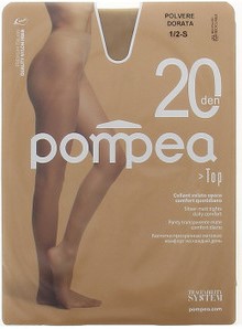 POMPEA COLLANT TOP 20 POLVERE DORATA 1/2-S        