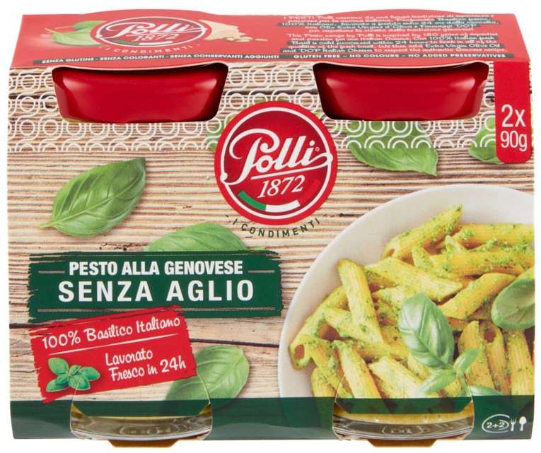 POLLI PESTO ALLA GENOVESE SENZ'AGLIO GR90X2       