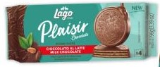 WAFER ROUND LAGO PLAISIR LATTE GR.96(24X4)        