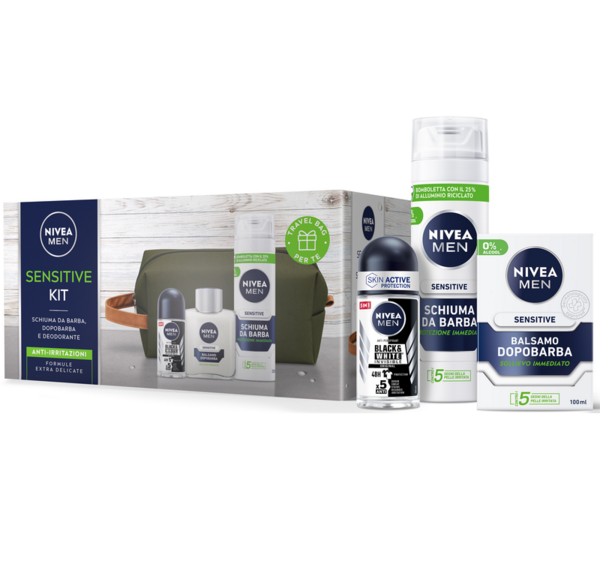 CONF.REGALO NIVEA MEN SENSITIVE DOPOB.SCHIUMA DEO 