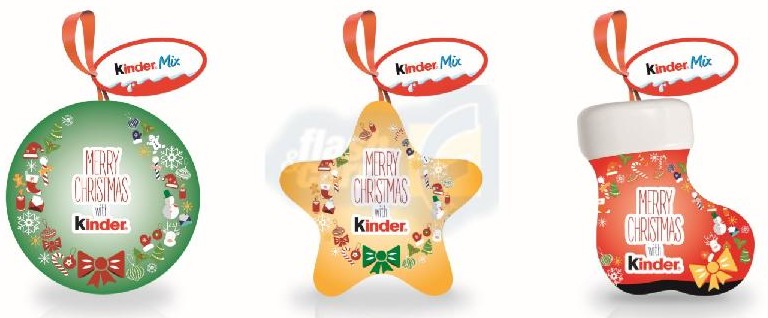 FERRERO KINDER MIX FIGURE NATALIZIE GR.34         