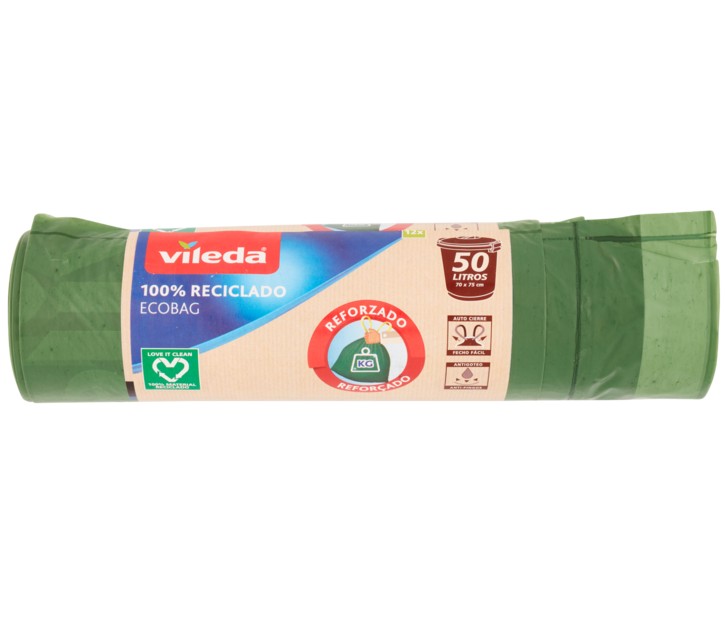 SACC.NETT.VILEDA ECOBAG 70X75 100%RIC. LT.50 PZ.12