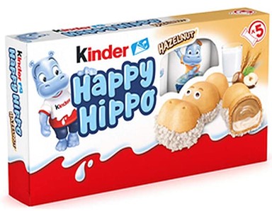 FERRERO KINDER HAPPY HIPPO NOCCIOLA T5X10         