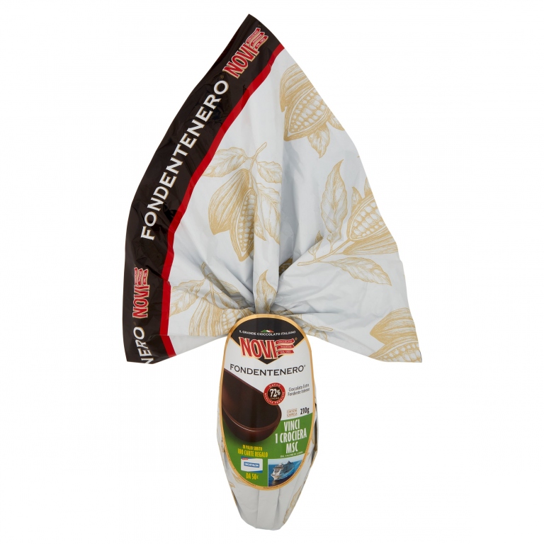 UOVO NOVI FONDENTENERO 72% GR.210 FAZZ.           