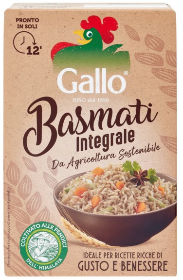 RISO GALLO BASMATI INTEGRALE GR.500               