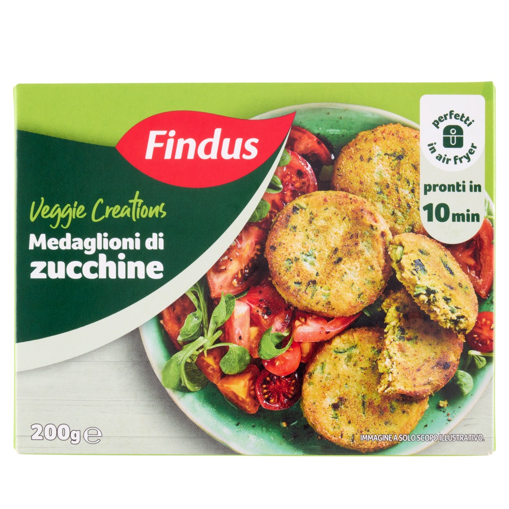 MEDAGLIONI DI ZUCCHINE FINDUS G200                