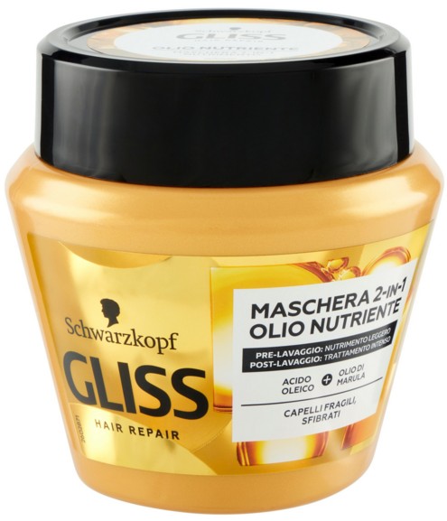 MASCHERA GLISS ML.300 OLIO NUTRIENTE              