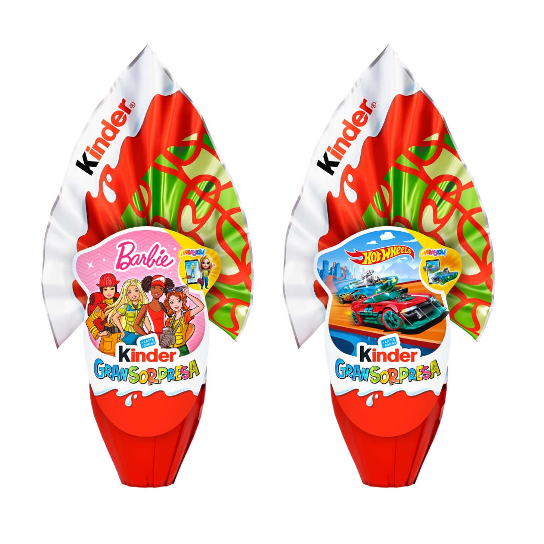 UOVO KINDER G.S. T3X4 BARBIE/HOT WHEELS GR.150    