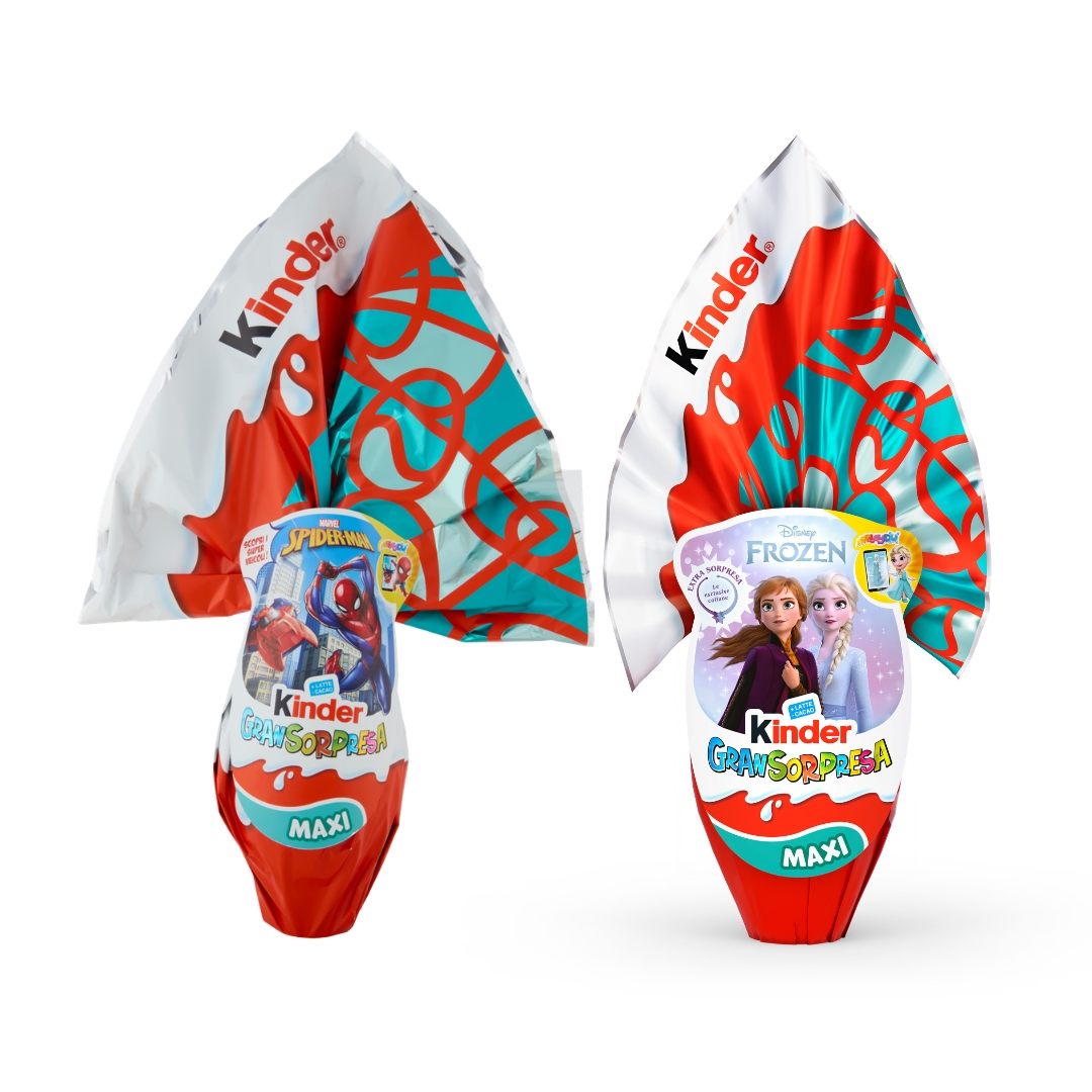 UOVO KINDER G.S. T4,5X4 FROZEN/SPIDERMAN GR.220   