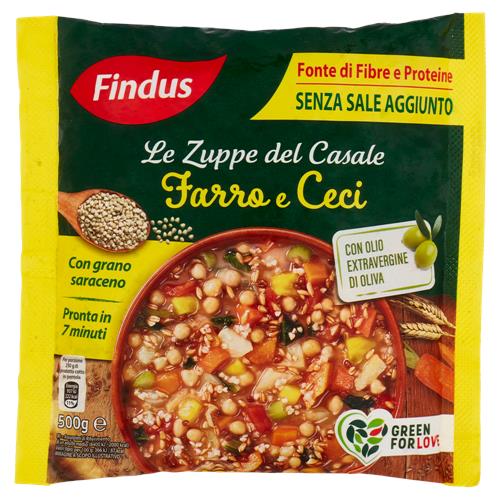 FINDUS ZUPPA FARRO CECI G500                      
