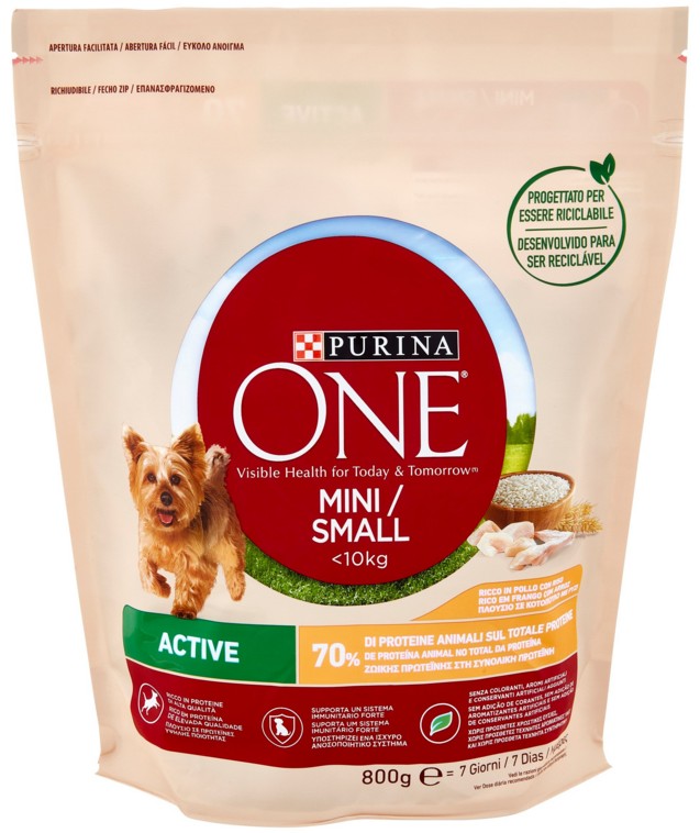 PURINA ONE CANE SECCO GR.800 POLLO                