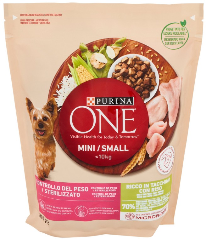 PURINA ONE CANE SECCO GR.800 TACCHINO             