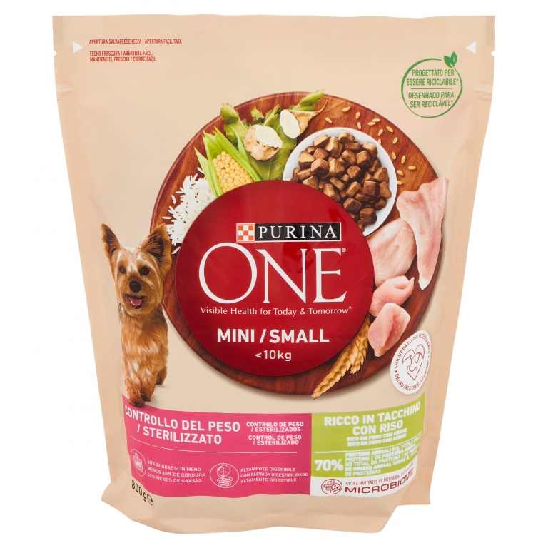 PURINA ONE CANE SECCO GR.800 TACCHINO             