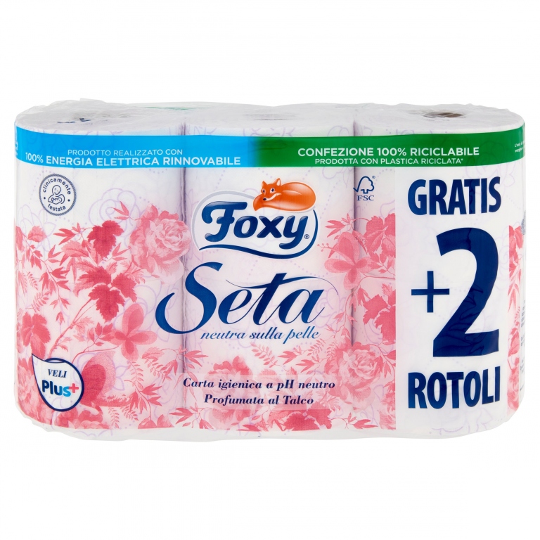 CARTA IG.FOXY SETA PZ.4+2 2V                      