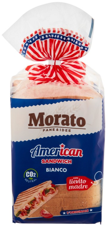 MORATO AMERICAN SANDWICH PANE BIANCO GR.550       