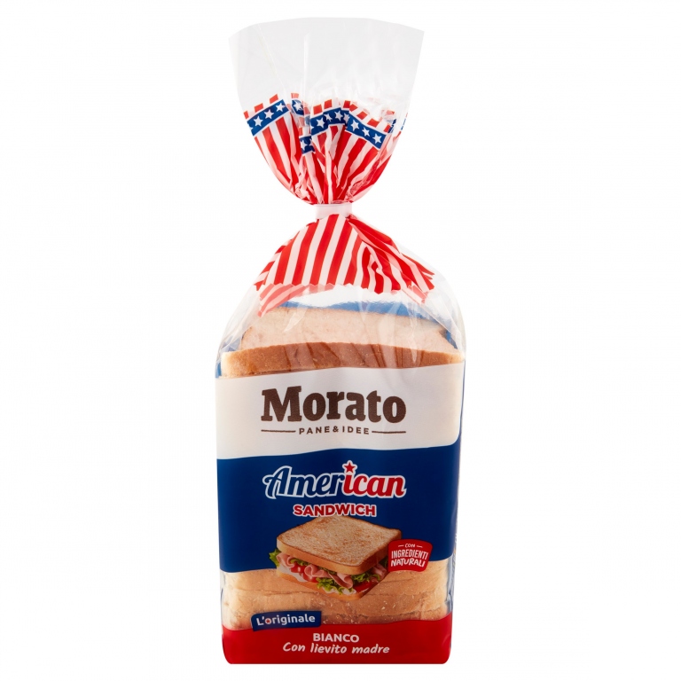 MORATO AMERICAN SANDWICH PANE BIANCO GR.550       