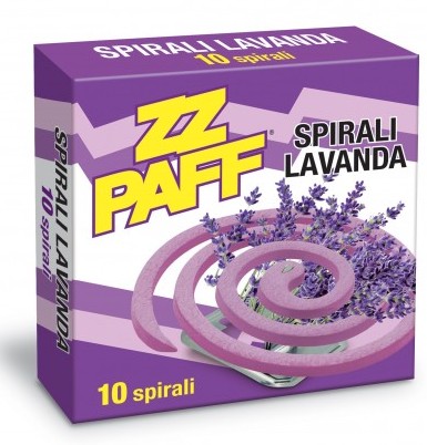 ZZ PAFF SPIRALI LAVANDA ZANZARE X10               