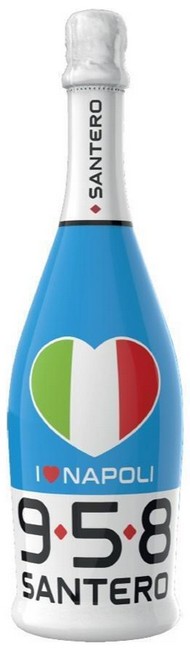 SPUMANTE SANTERO CUVEE' 958 I LOVE NAPOLI CL75    