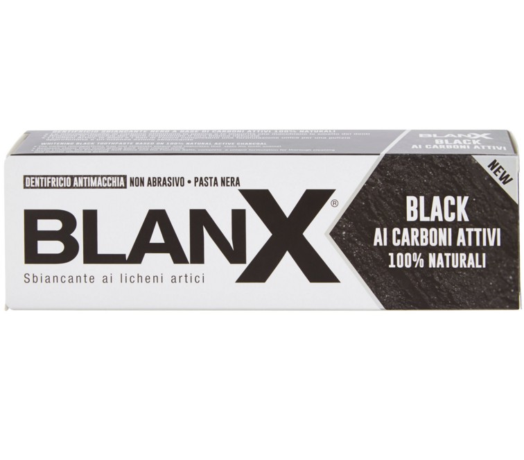 DENT.BLANX BLACK CARBONE ML.75                    