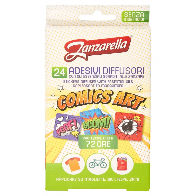 ZANZARELLA STICKER COMICS ART PZ.24               