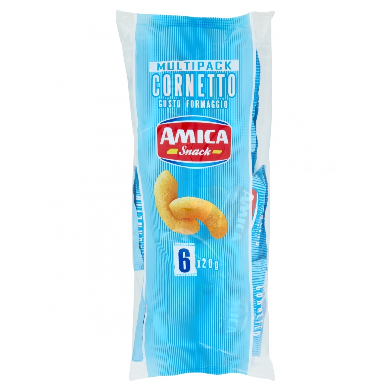 AMICA CHIPS CORNETTO FORMAGGIO MULTIPACK GR.20X6  