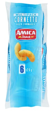 AMICA CHIPS CORNETTO FORMAGGIO MULTIPACK GR.20X6  