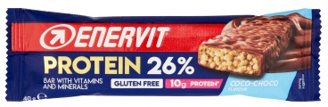 BARRETTE ENERVIT PROTEIN 26% GUSTO COCCO G40      