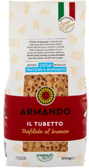 PASTA ARMANDO TUBETTO RIG.GR.500                  