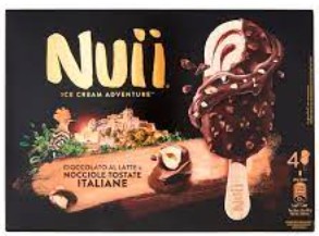 NUII CIOCCOLATO LATTE/NOCCIOLE TOSTATE X4 G272    