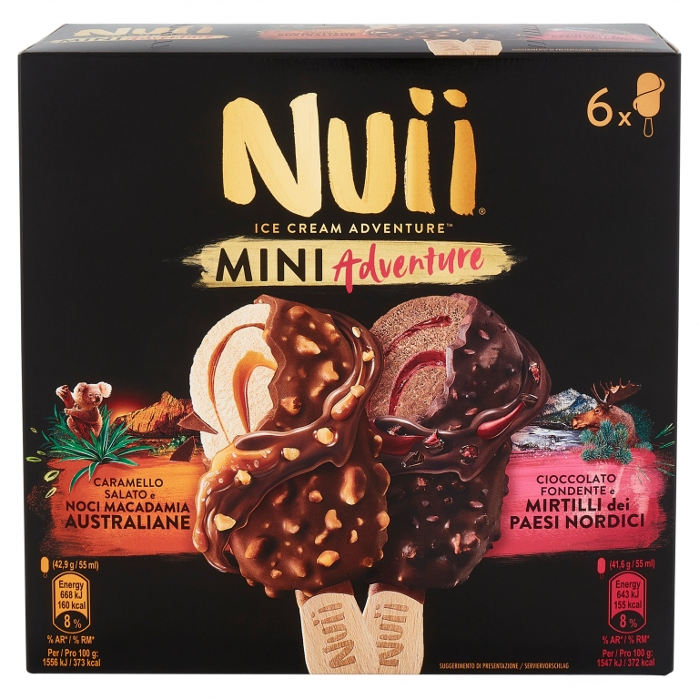 NUII MINI MIX C/CARAMELLO SALATO/CIOC.FOND.C/MIRT.