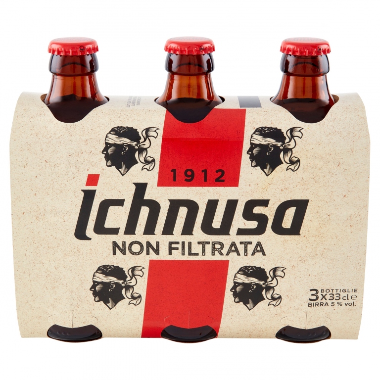 BIRRA ICHNUSA N/FILTRATA CL.33X3                  