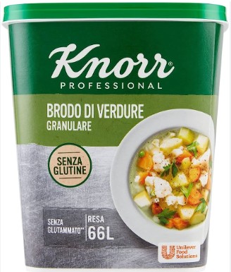 BRODO GRANULARE VERDURE KNORR KG.1 S/GLUTINE      