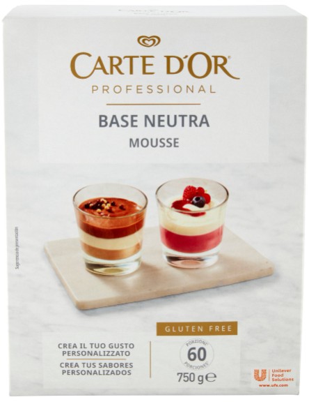 CARTE D'OR MOUSSE BASE NEUTRA GR.750              