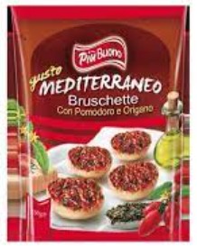 PIU'BUONO BRUSCHETTE MEDITERRANEA GR.150          