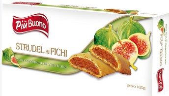 PIU'BUONO STRUDEL FICHI GR.165                    