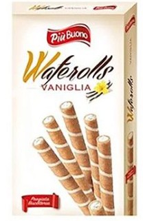 PIU'BUONO WAFER ROLLS VANIGLIA GR.150             