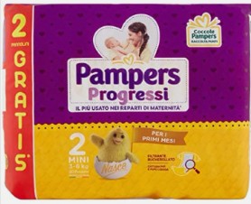 PANN.PAMPERS PROGRESSI PZ.28 MINI TG.2            