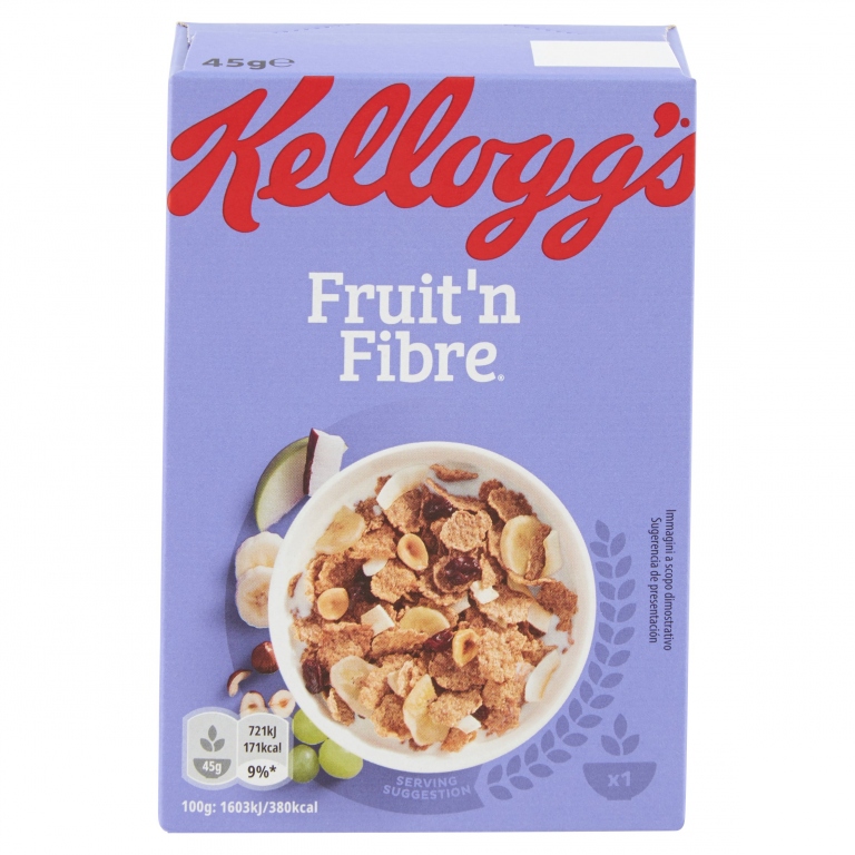 KELLOGG'S FRUIT'N FIBRE MONO FS GR.45             