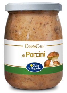 CREMA AI FUNGHI PORCINI GR.540'O SOLE E NAPULE    