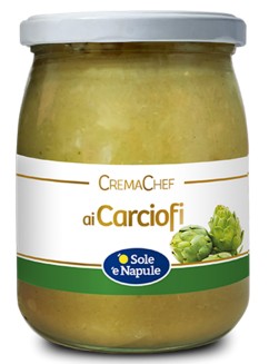 CREMA AI CARCIOFI GR.540 VETRO 'O SOLE E NAPULE   