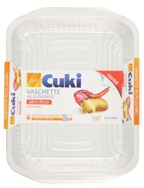 VASCH.CUKI ALLUMINIO E CARTA FORNO 8PORZ. PZ.2    