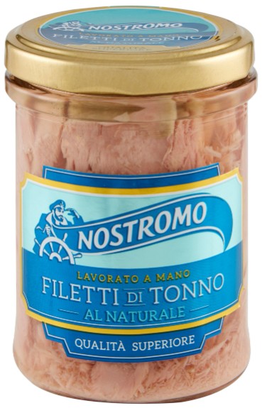 TONNO NOSTROMO NAT.FILETTI GR.180 VETRO           