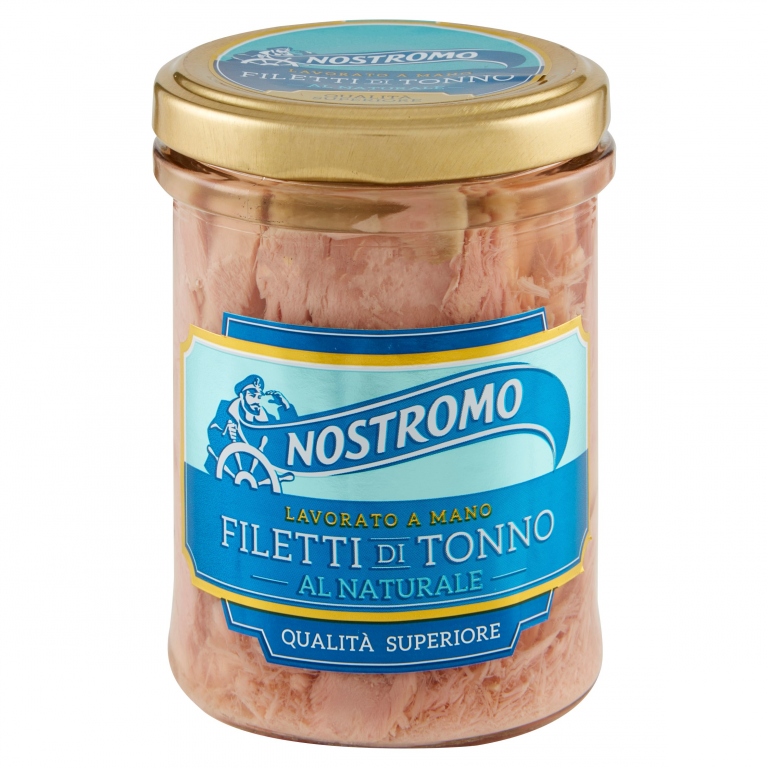 TONNO NOSTROMO NAT.FILETTI GR.180 VETRO           