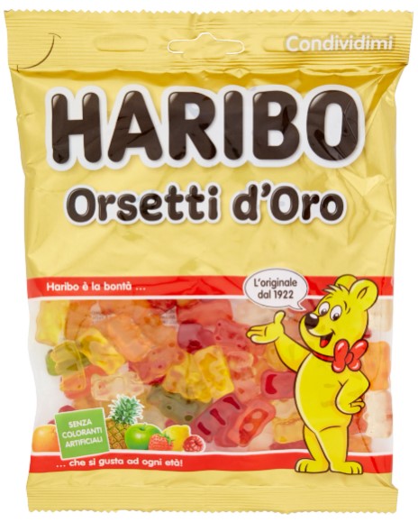 CARAMELLE HARIBO ORSETTI D'ORO GR.265             