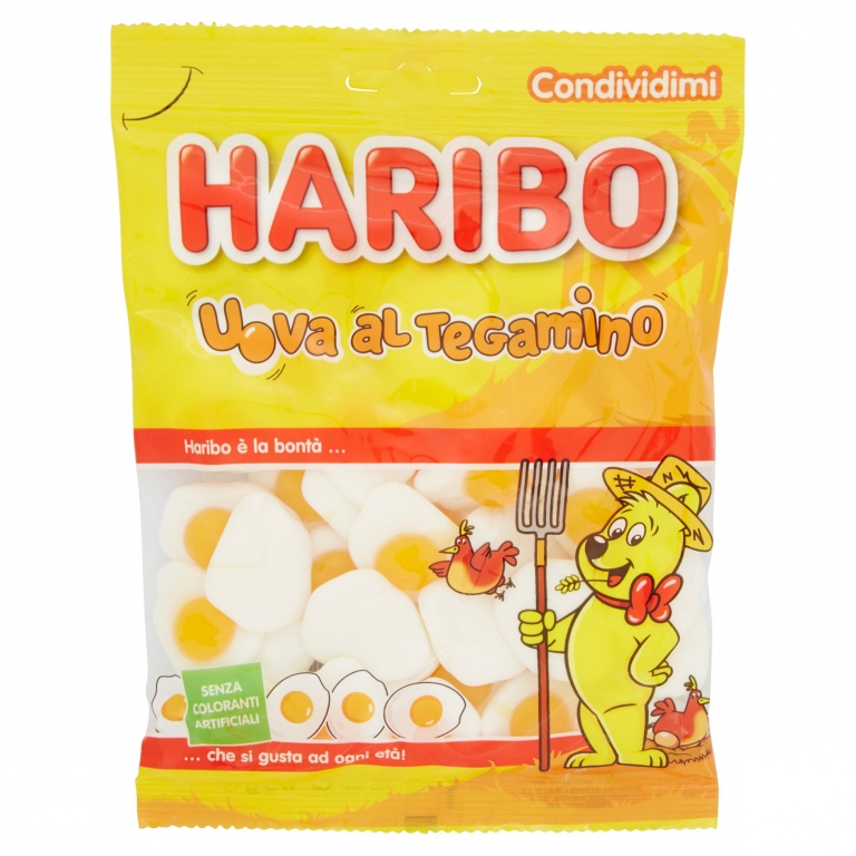 CARAMELLE HARIBO UOVA TEGAMINO GR.175             