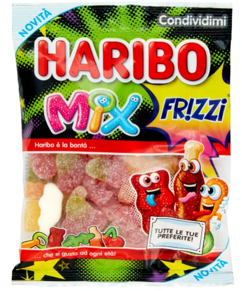 CARAMELLE HARIBO FRIZZI MIX GR.175                